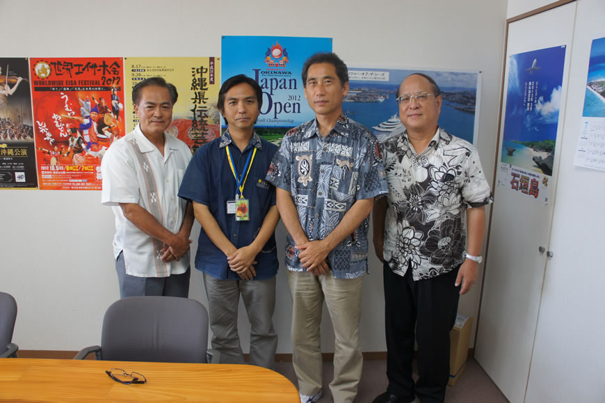 ７月２６日 沖縄県文化環境部長平田大一訪問しました。